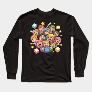 Roblox Kids Party Long Sleeve T-Shirt